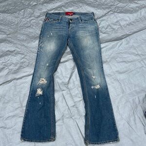 Hollister Faded Blue Denim Jeans